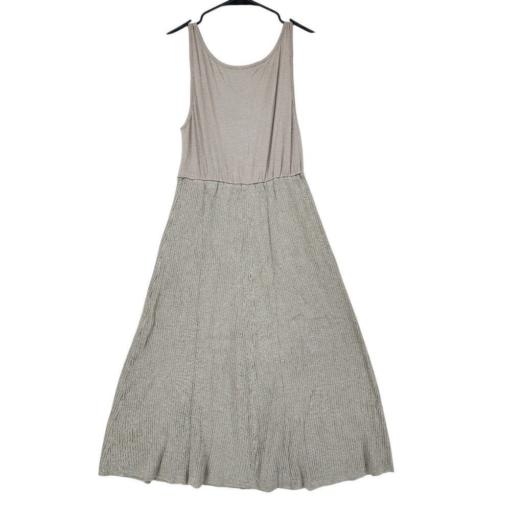 Seraphine Roll Neck A Line Dress 2‎ Women Leah Oatmeal Ribbed Maternity Nursing - Picture 4 of 13